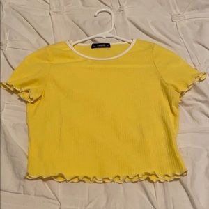 Yellow Crop Top